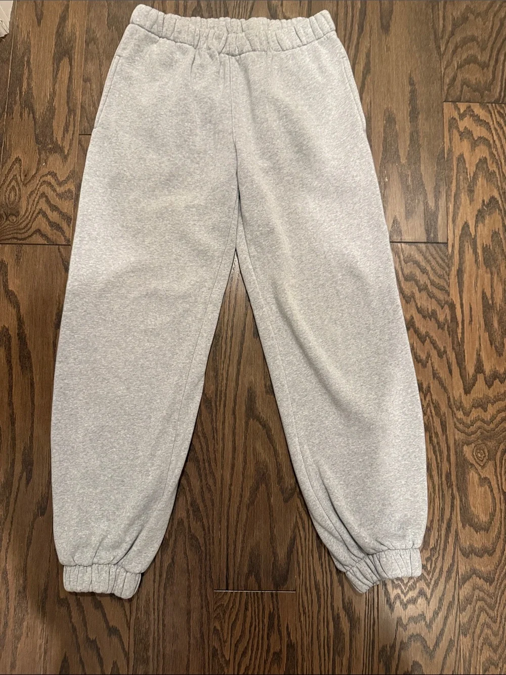 Brandy Melville Light Gray Kids Jogger Sweatpants